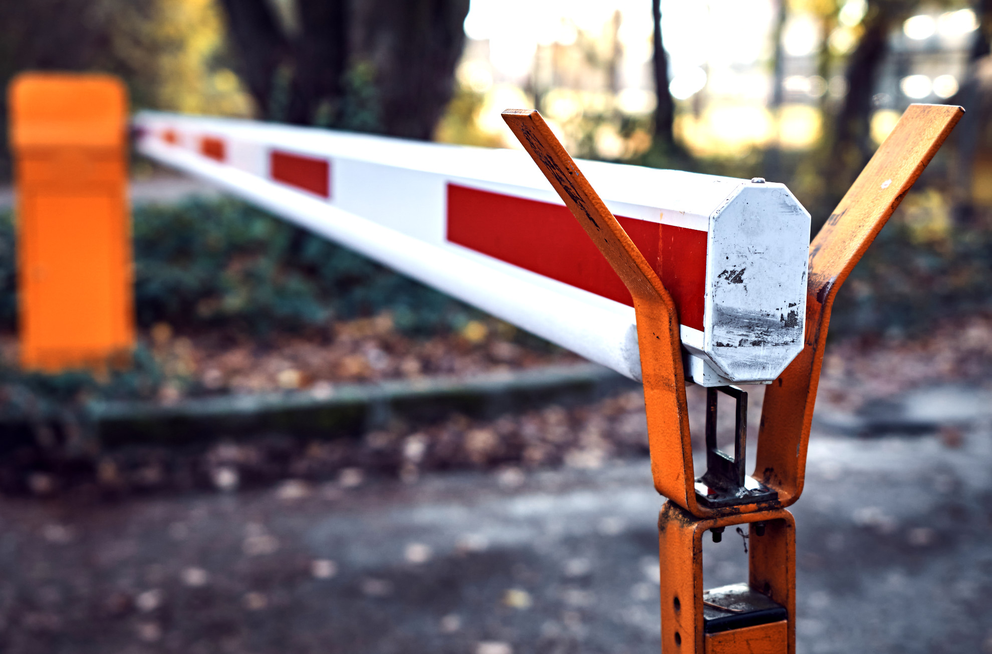 closed barrier gate symbolizing the medical device barrier in biomedical research